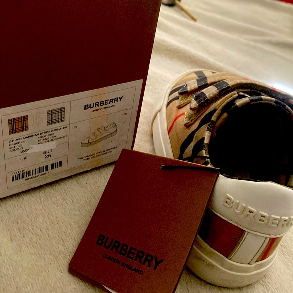 Boys/Girls shoe Burberry designer